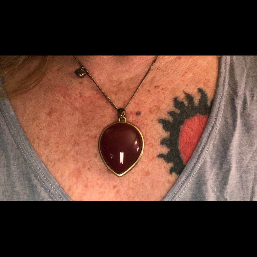 Fossil jewelry, necklace and earrings